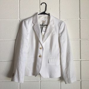 J Crew Linen Blazer